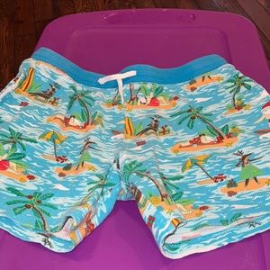 CHRISTMAS SANTA Chubbies large 7 inch santa surfing hammock lounge shorts
